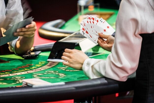 Infinite Blackjack live dealer studio camera feed